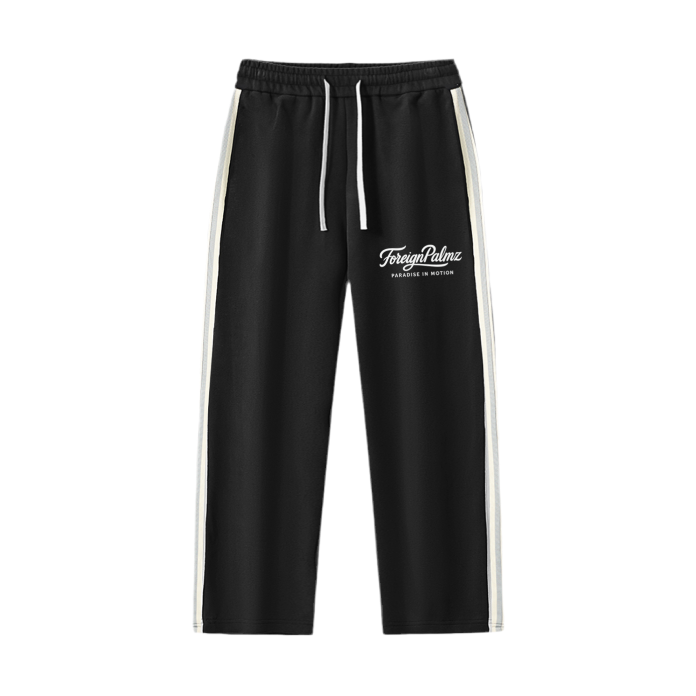 ForeignPalmz “Paradise In Motion”Side-Stripe Pants