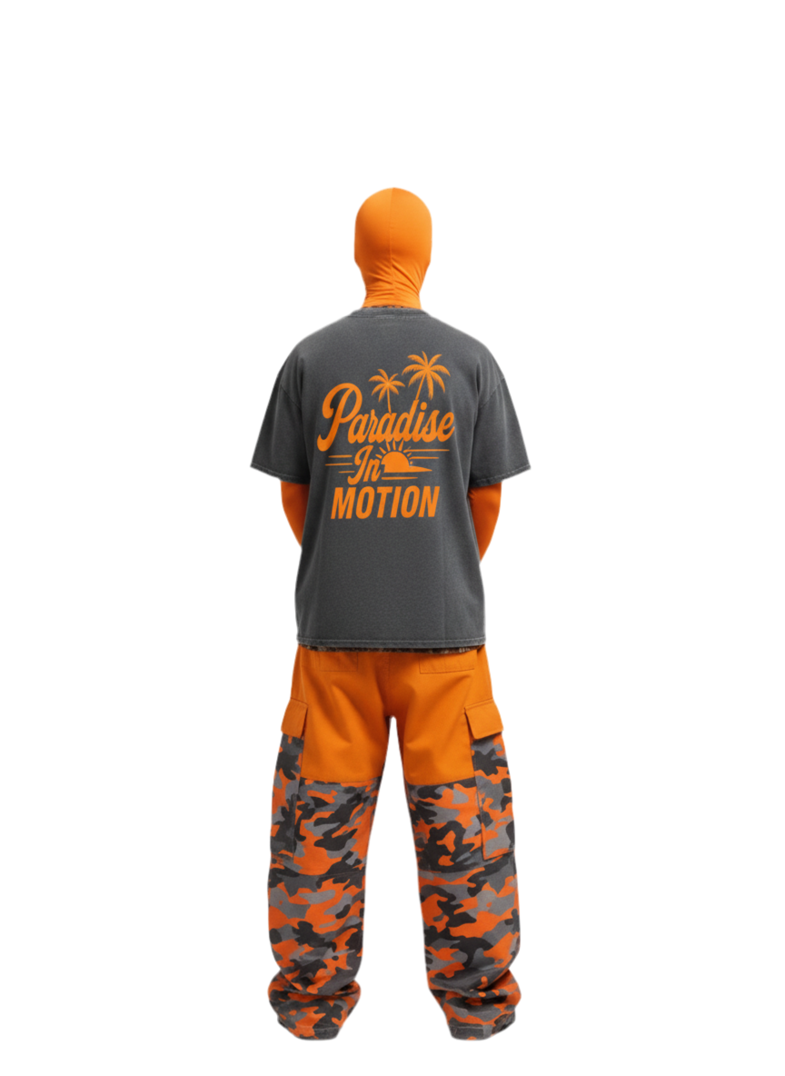 ForeignPalmz “Paradise In Motion” Vintage Oversized Tee (Front & Back Print)