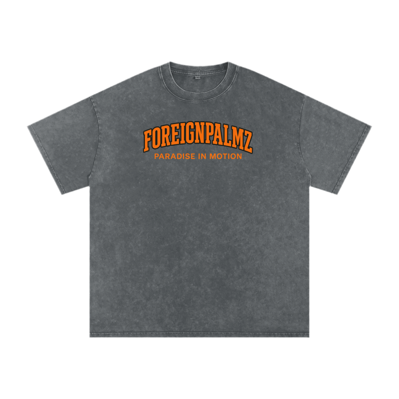 ForeignPalmz “Paradise In Motion” Vintage Oversized Tee (Front & Back Print)