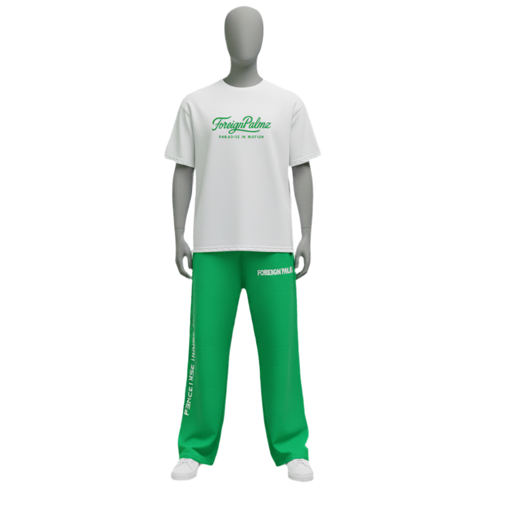 ForeignPalmz “Green Apex Drive” Tee (Front & Back Print)
