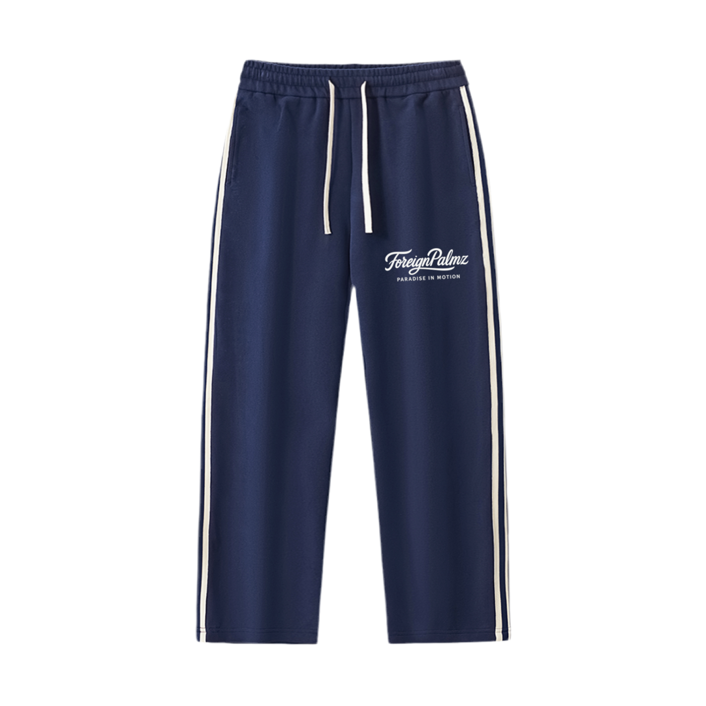 ForeignPalmz “Paradise In Motion”Side-Stripe Pants