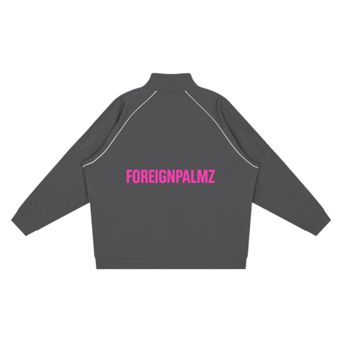 Woman’s ForeignPalmz Reflection Striped Jacket (Pink Logo Edition)