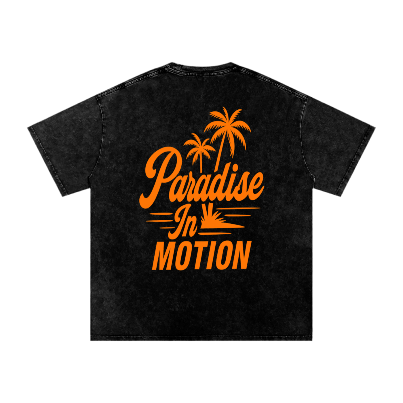 ForeignPalmz “Paradise In Motion” Vintage Oversized Tee (Front & Back Print)