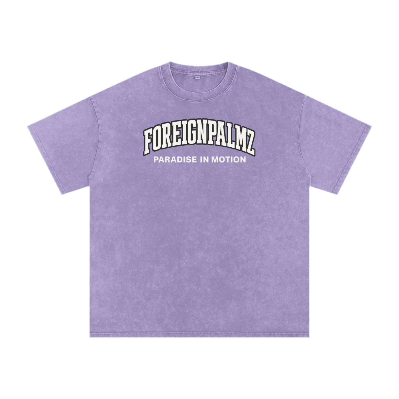 Womans Foreignpalmz Oversized Tee (Front & Back Print)