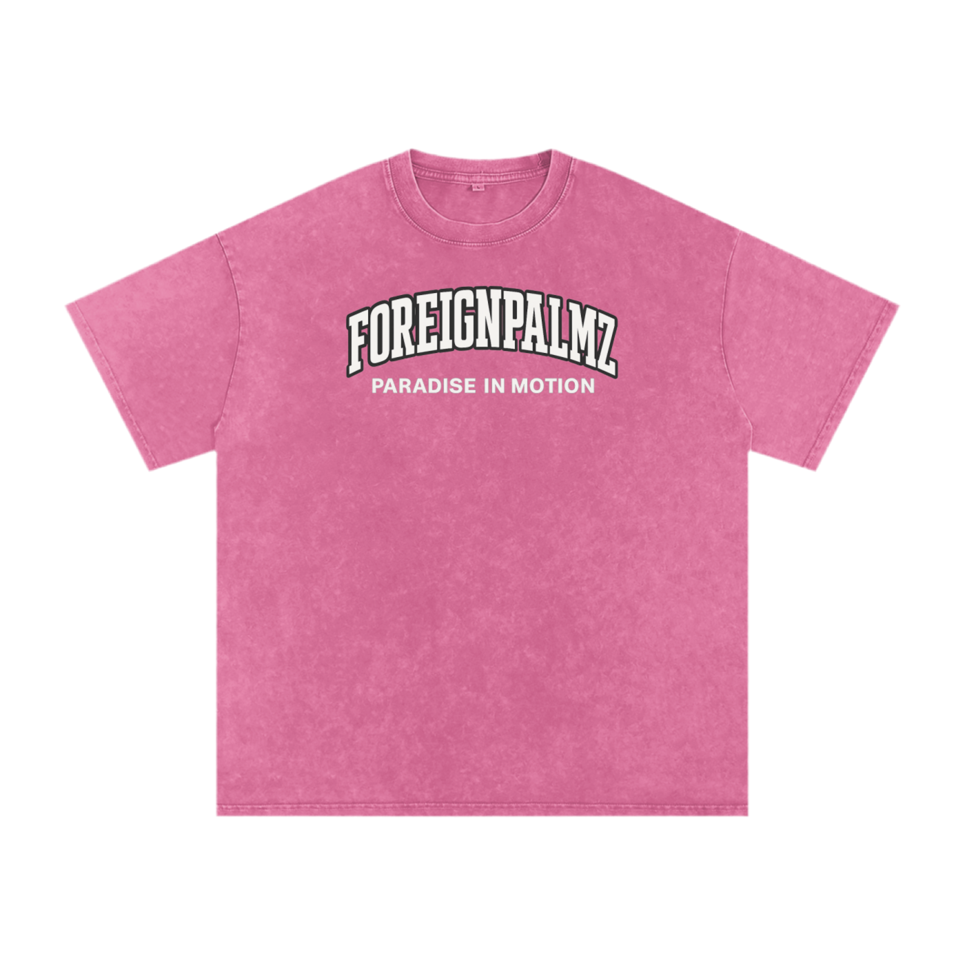 Womans Foreignpalmz Oversized Tee (Front & Back Print)