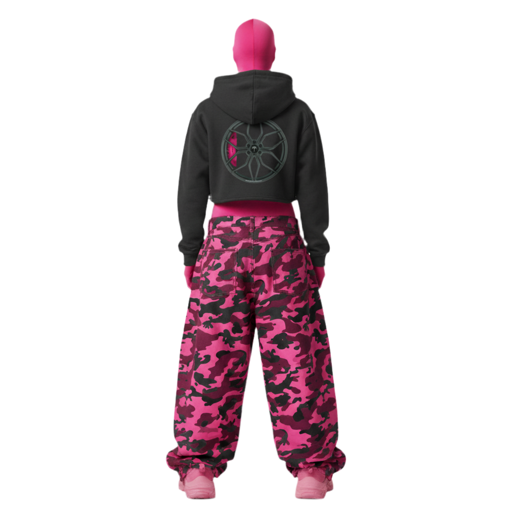 ForeignPalmz “Apex Drive” Cropped Hoodie (Pink Edition)