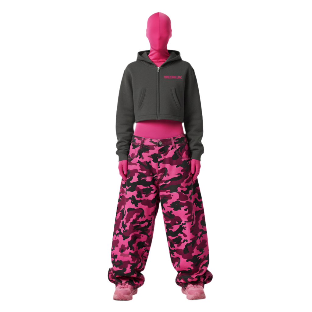 ForeignPalmz “Apex Drive” Cropped Hoodie (Pink Edition)