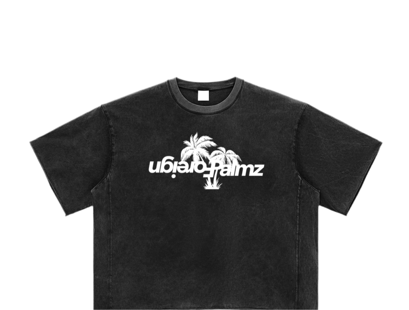 ForeignPalmz Raw Edge Boxy Tee