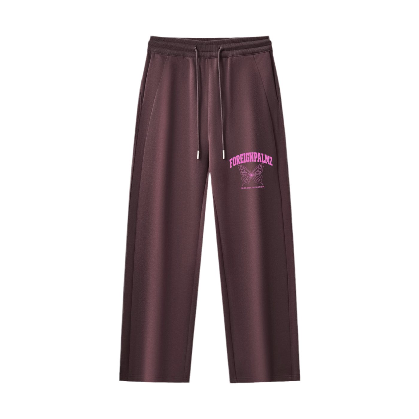 Woman’s“Paradise In Motion” Sweatpants (Pink Butterfly Edition)