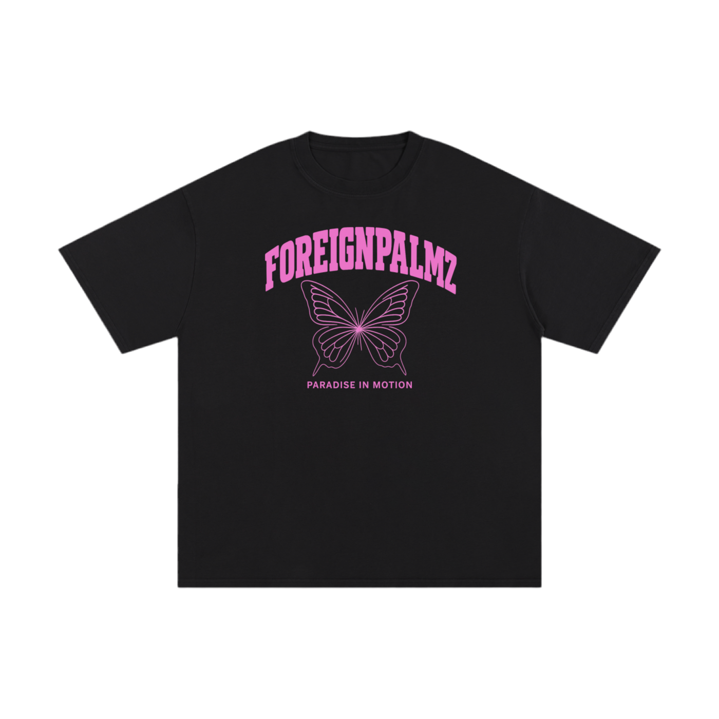 Woman’s ForeignPalmz Butterfly Tee (Pink Edition)