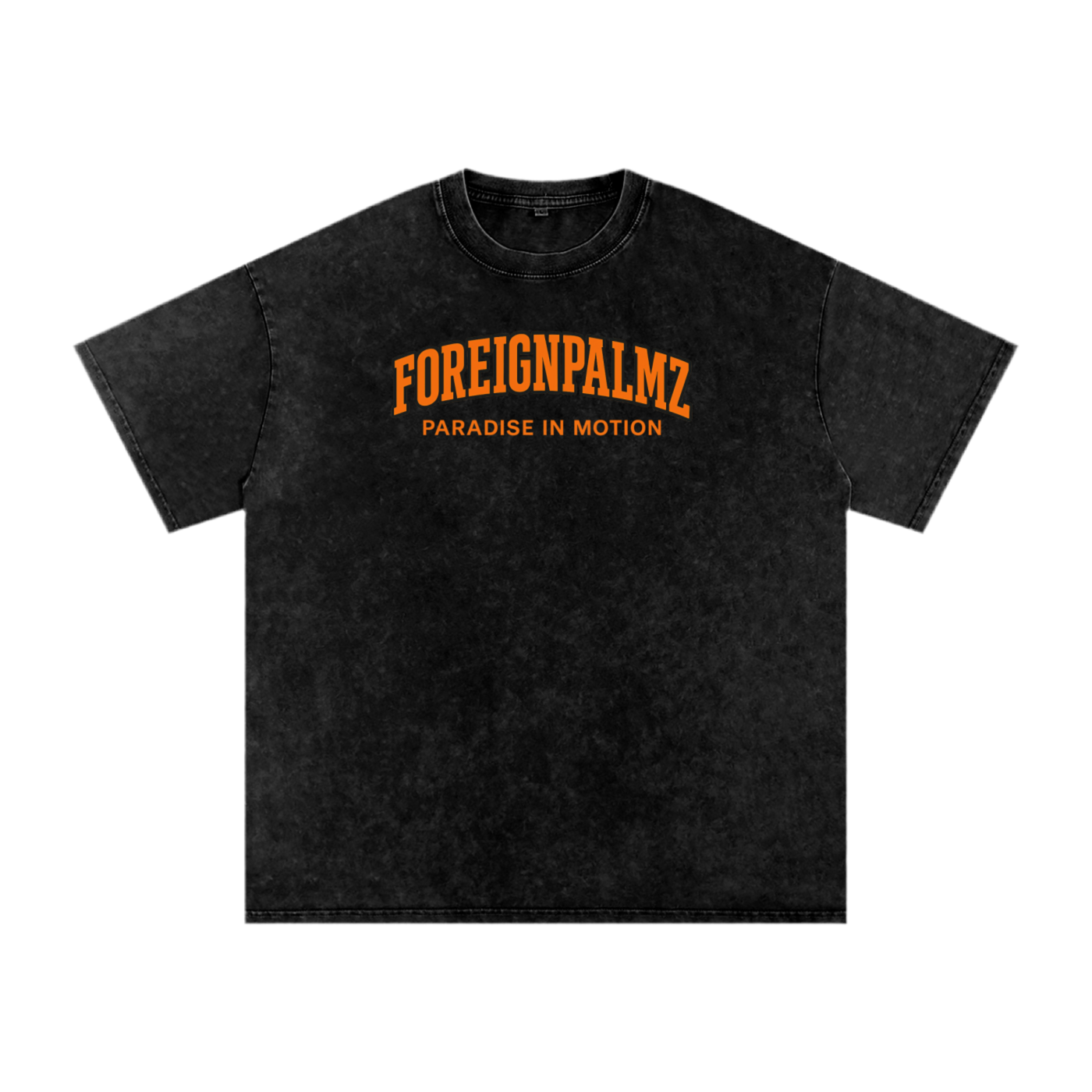ForeignPalmz “Paradise In Motion” Vintage Oversized Tee (Front & Back Print)