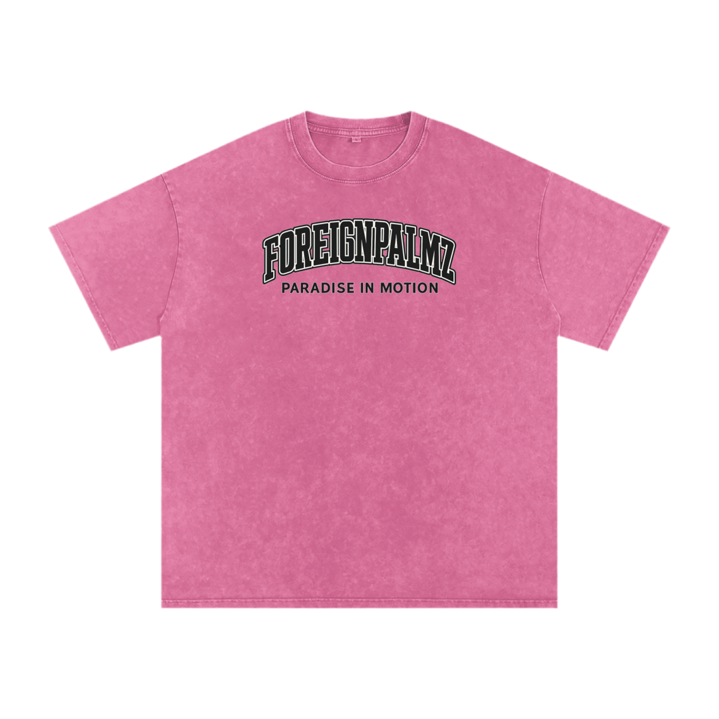 Woman’s Oversized Vintage Tee (Back & Front Print)