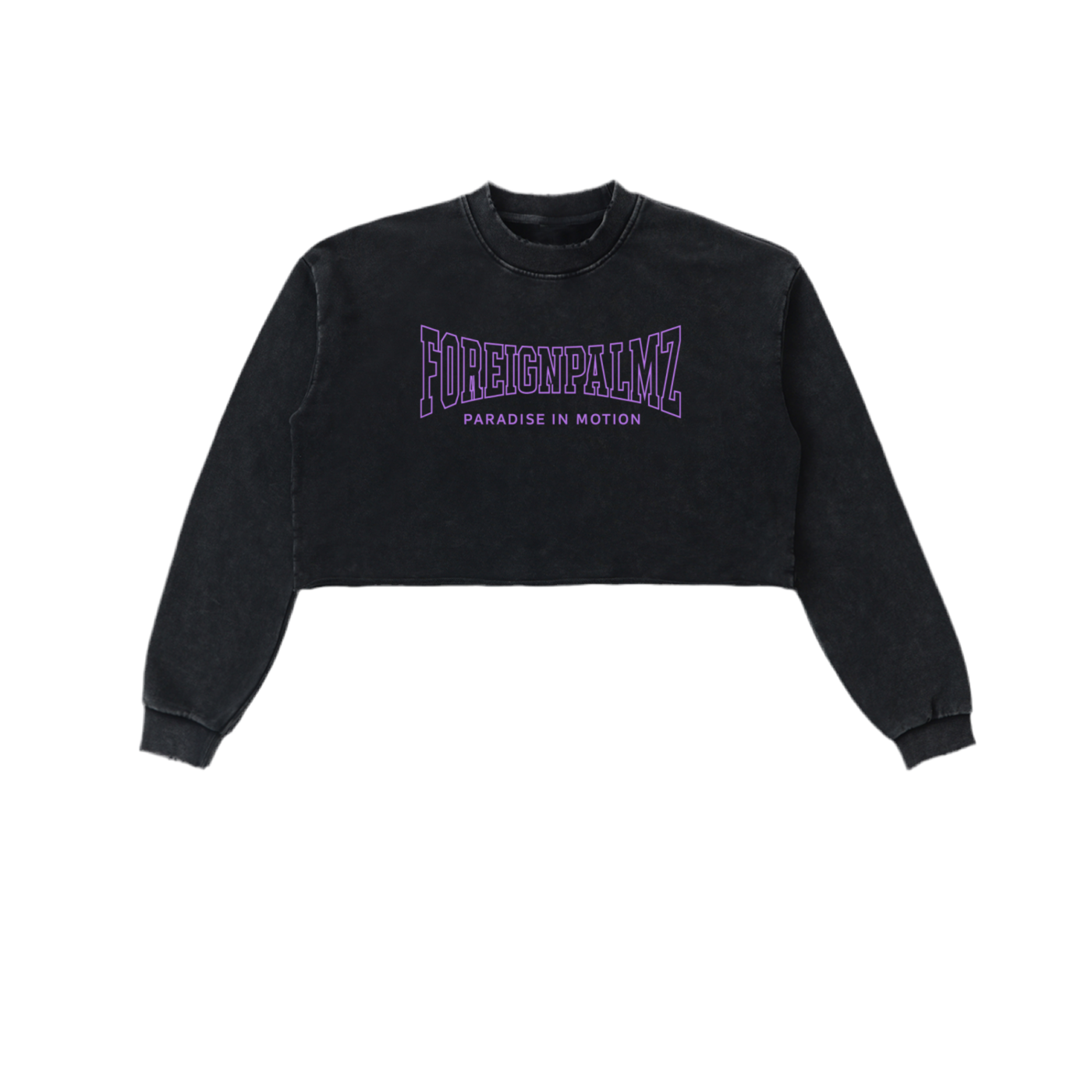 Woman’s Paradise In Motion Cropped Sweatshirt