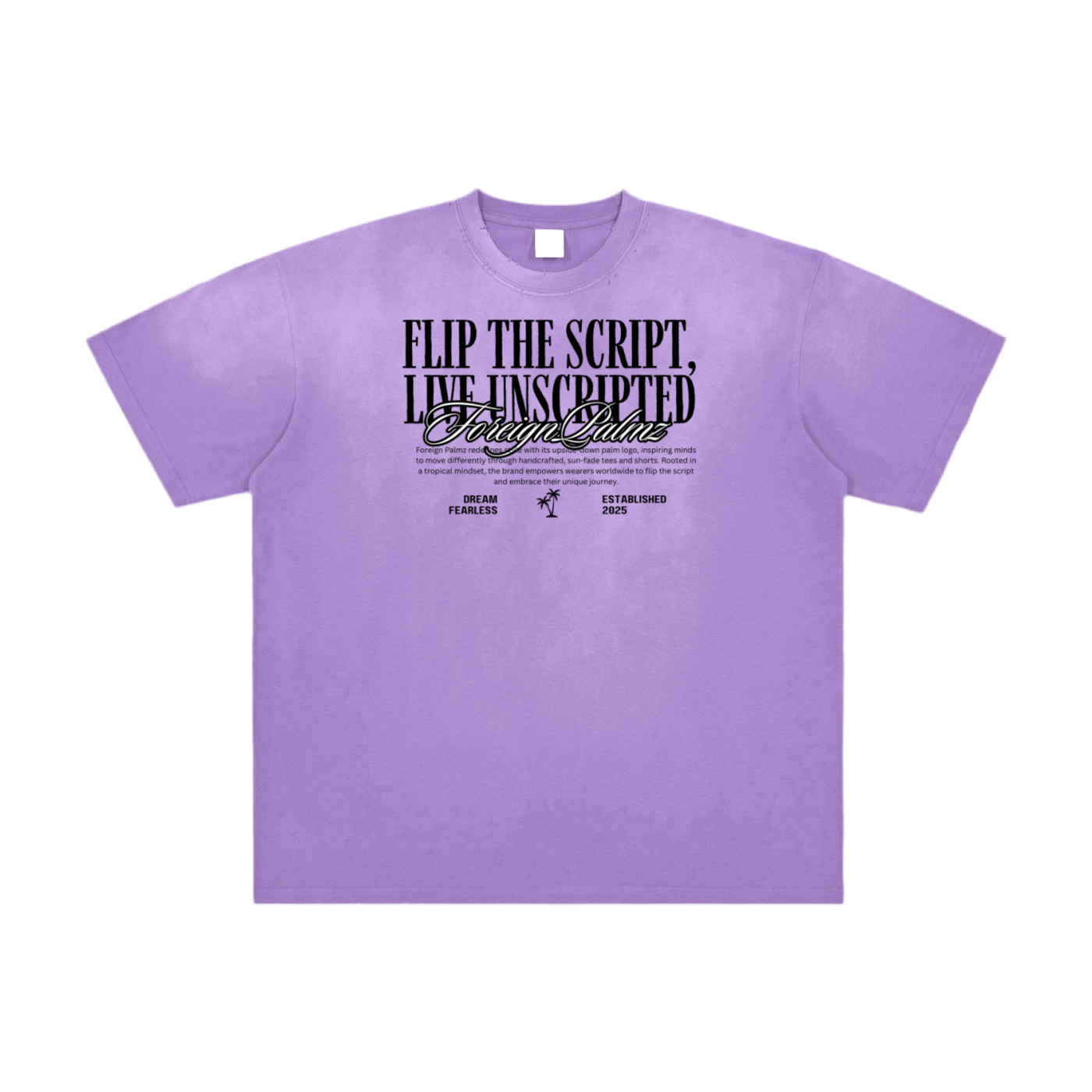 Woman’s ForeignPalmz Vintage Flip The Script Tee