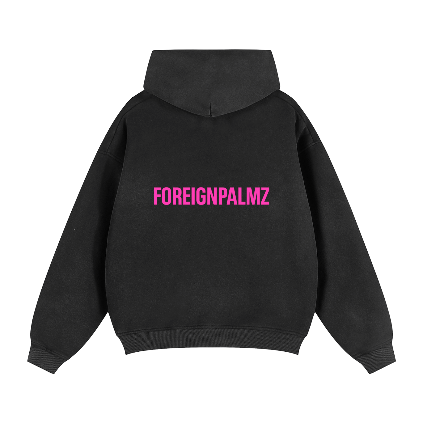 ForeignPalmz Pink Hoodie (Boxy Logo)