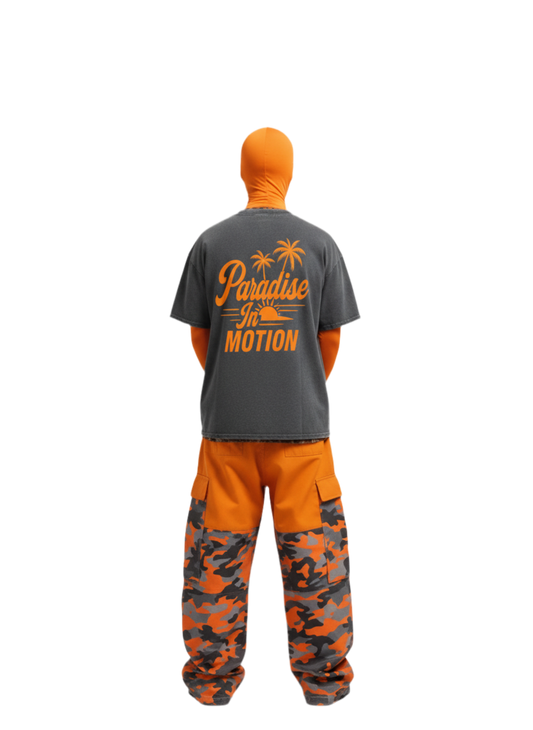 ForeignPalmz “Paradise In Motion” Vintage Oversized Tee (Front & Back Print)