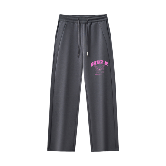 Woman’s“Paradise In Motion”  Sweatpants (Pink Butterfly Edition)