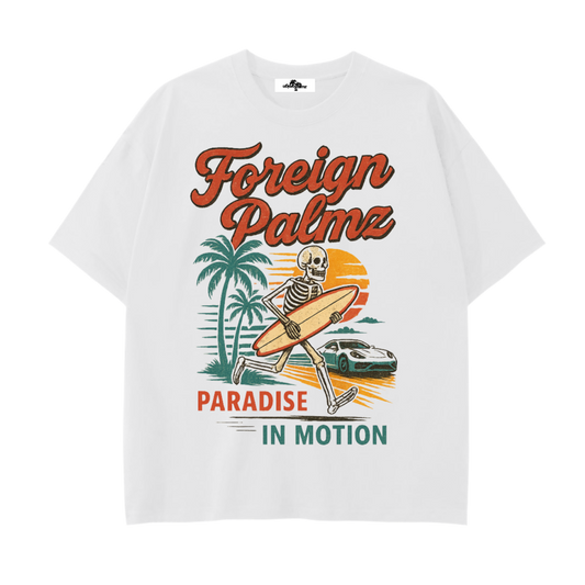 ForeignPalmz Paradise In Motion Tee (Front Graphic Print)
