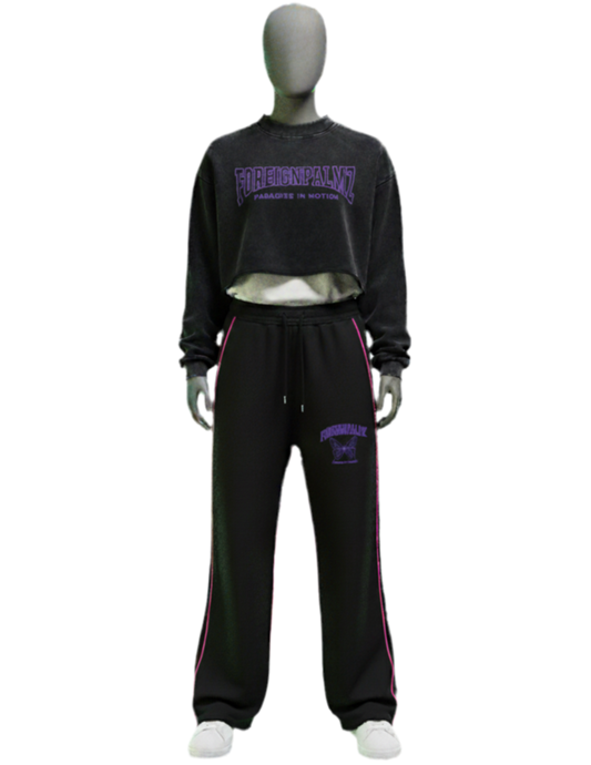 Woman’s Paradise In Motion Cropped Sweatshirt