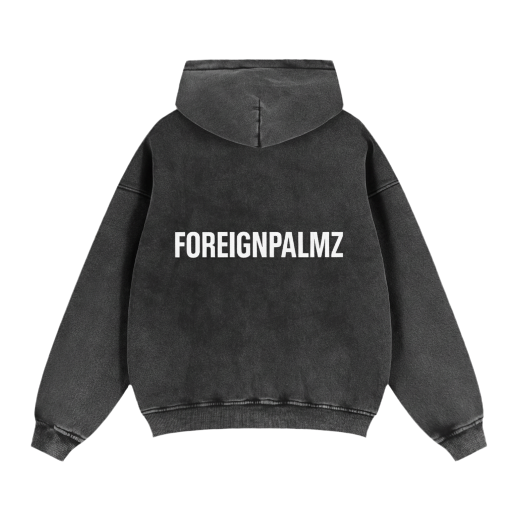 Zip-Through Boxy Fleece Hoodie