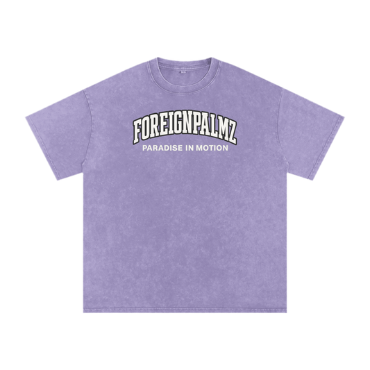 Womans Foreignpalmz Oversized Tee (Front & Back Print)