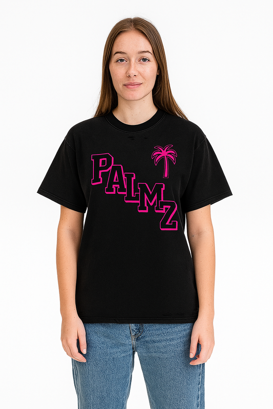 Palmz Logo Frayed T-Shirt