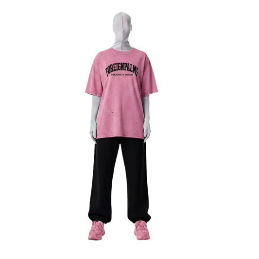 Woman’s Oversized Vintage Tee (Back & Front Print)
