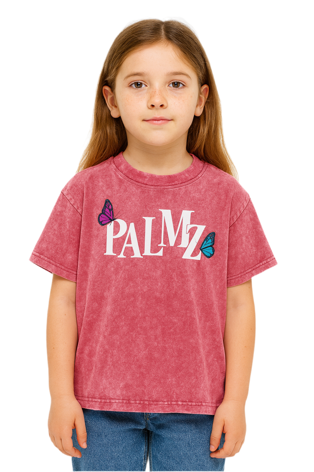 Girls PALMZ Butterfly Logo T-shirt