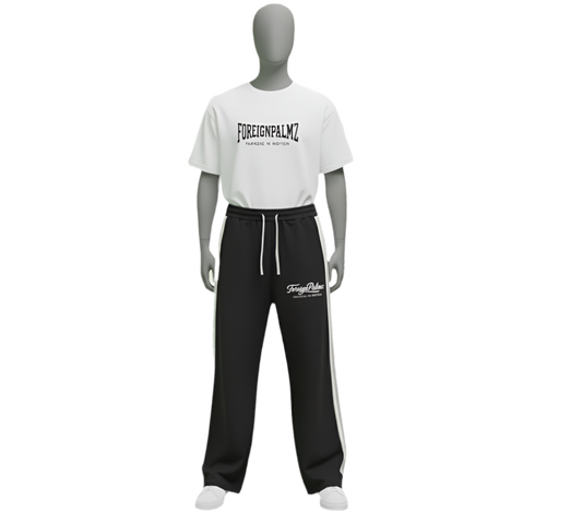 ForeignPalmz “Paradise In Motion”Side-Stripe Pants