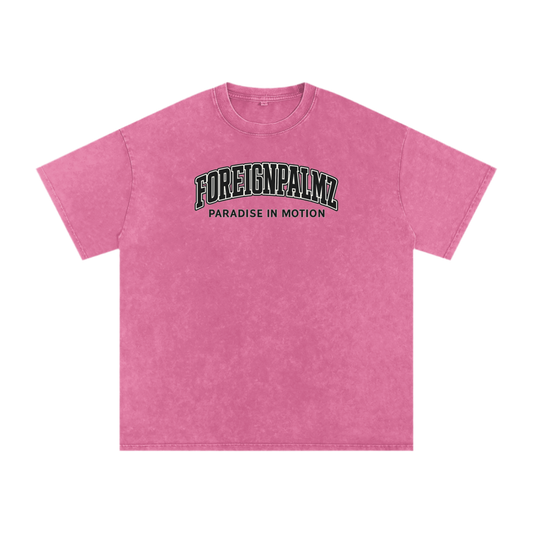 Woman’s Oversized Vintage Tee (Back & Front Print)